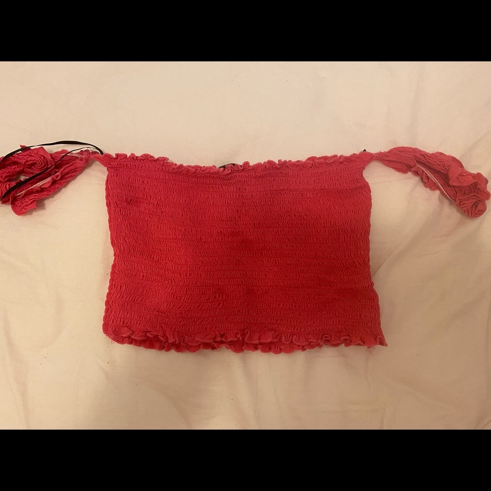 Forever21 pink crop top